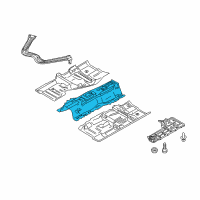 OEM 2013 Nissan 370Z Floor Front, Center Diagram - G4310-1EAMA