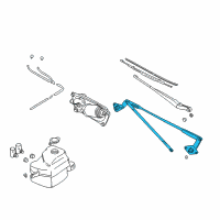 OEM Chevrolet Tracker Transmission, Windshield Wiper Diagram - 91174717