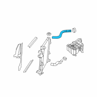 OEM 2008 Jeep Grand Cherokee Hose-Radiator Inlet Diagram - 55116864AE