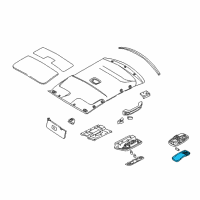 OEM 2001 Kia Sephia Lens Diagram - 0K9B151311