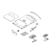 OEM Kia Sephia Adapter-Center Diagram - 0K2A169261B05