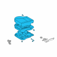 OEM Lexus Front Seat Set Diagram - 71001-50U50-A1
