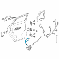 OEM 2022 Buick Enclave Lock Cable Diagram - 23204954