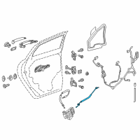 OEM 2022 Buick Enclave Lock Cable Diagram - 84331922