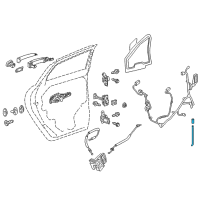 OEM Buick Enclave Lock Rod Diagram - 84233251