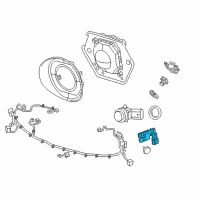 OEM 2018 Chrysler Pacifica Sensor-Air Temperature Diagram - 68163781AA