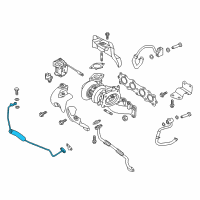 OEM Kia Sportage Pipe-Oil Feed Diagram - 282402GTA1