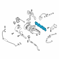 OEM Hyundai Santa Fe Gasket-Exhaust Manifold Diagram - 28521-2GTA1