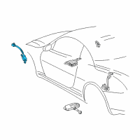 OEM Lexus SC430 Antenna, Tire Pressure, Front RH Diagram - 89765-24011