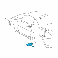 OEM 2006 Lexus SC430 Valve Sub-Assembly, Tire Diagram - 42607-24011