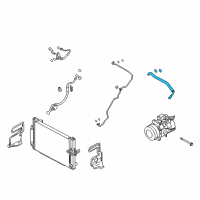 OEM 2012 Nissan 370Z Pipe-Front Cooler, Low Diagram - 92450-1EA0A