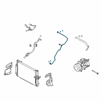 OEM 2016 Nissan 370Z Pipe-Front Cooler, High Diagram - 92440-1EA0A