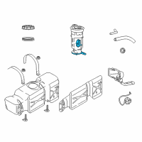 OEM 2003 Dodge Ram 1500 Fuel Tank Sending Unit Diagram - 5072765AB