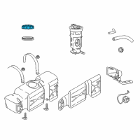 OEM 2002 Dodge Ram 1500 Nut-Fuel Pump Module Diagram - 52005389