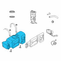 OEM 2006 Dodge Ram 1500 Tank-Fuel Diagram - 52113613AF