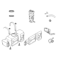 OEM 2003 Dodge Ram 1500 FILTR Kit-Fuel Diagram - 4897498AA