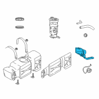 OEM 2003 Dodge Ram 2500 Tube-Fuel Filler Diagram - 52102554AC