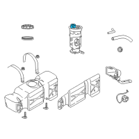 OEM 2004 Dodge Ram 3500 Filter-Fuel Pressure Regulator Diagram - 52021983AB