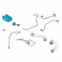 OEM 2017 Ford Fiesta Vapor Canister Diagram - D2BZ-9D653-A