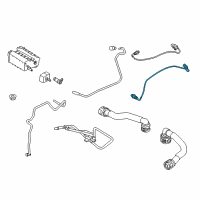 OEM 2016 Ford Fiesta Lower Oxygen Sensor Diagram - CV6Z-9G444-C