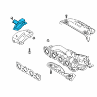 OEM 2022 Kia Rio Heat Protector Diagram - 49548M6000