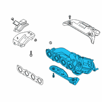 OEM 2021 Kia Rio Exhaust Manifold Module Diagram - 285002MMA0