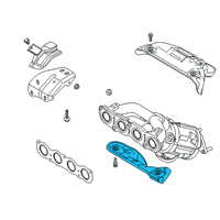 OEM 2021 Hyundai Accent Protector-Heat Diagram - 28526-2M100