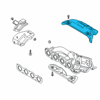 OEM Hyundai Accent Protector-Heat Diagram - 28525-2M100