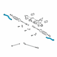 OEM Lexus IS350 End, Tie Rod, NO.1 Diagram - 45463-30190