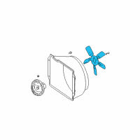 OEM Jeep Wrangler Fan-Cooling Diagram - 52027893