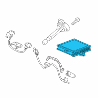 OEM 2003 Acura TL Control Module, Engine Diagram - 37820-PXG-A52