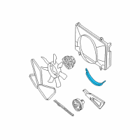 OEM 1999 Nissan Frontier SHROUD-Lower Diagram - 21477-7B400