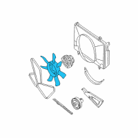 OEM 2004 Nissan Frontier Fan-Cooling Diagram - 21060-4S100