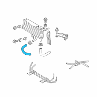 OEM 2012 Toyota Tacoma Oil Hose Diagram - 32943-35080