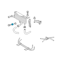 OEM Toyota Fan Blade Bushing Diagram - 90099-32130