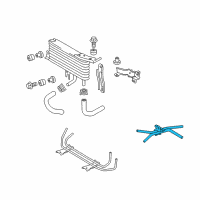 OEM 2015 Toyota Tacoma Cooler Pipe Diagram - 32907-04020