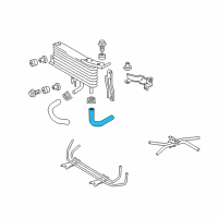 OEM 2013 Toyota Tacoma Oil Hose Diagram - 32943-35070