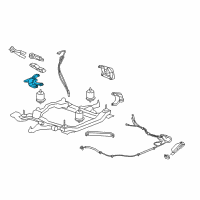 OEM Buick Enclave Bracket-Engine Rear Mount Diagram - 15115372