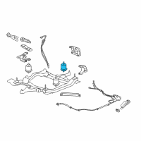 OEM Buick Enclave Mount-Trans Diagram - 25857751