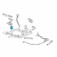 OEM 2008 Buick Enclave Mount-Engine Rear Diagram - 25857749