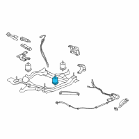 OEM Buick Enclave Mount-Engine Front Diagram - 25857747