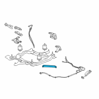 OEM 2008 Saturn Outlook Transmission Support Diagram - 12595066