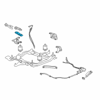 OEM 2008 Saturn Outlook Side Bracket Diagram - 15115355