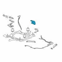 OEM GMC Acadia Bracket-Trans Mount Diagram - 25994342