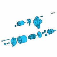 OEM Toyota Matrix Starter Diagram - 28100-0T260