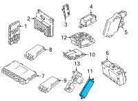 OEM BMW 840i CONTROL UNIT FOR SURROUND-VI Diagram - 66-53-5-A05-273