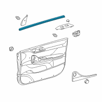 OEM 2014 Scion iQ Belt Weatherstrip Diagram - 68171-74010