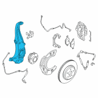 OEM 2013 BMW 528i Left Carrier Diagram - 31-21-6-775-769