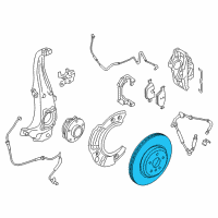 OEM 2018 BMW 640i xDrive Gran Coupe Brake Disc, Ventilated Diagram - 34-11-6-884-301