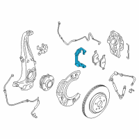 OEM BMW 535d xDrive Calliper Carrier Diagram - 34-11-6-792-691